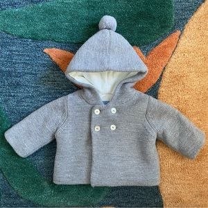Jacadi Merino Wool Baby Coat - 3M